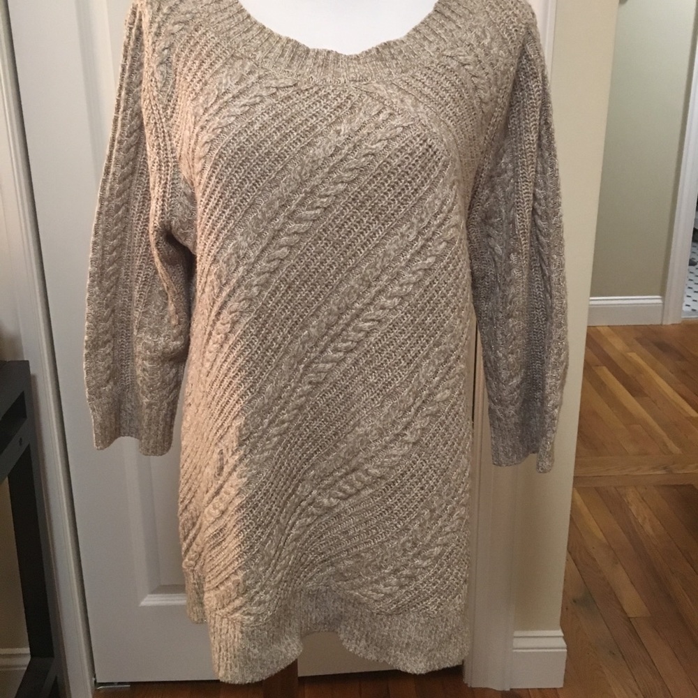 New York & Company Cream sweater XL